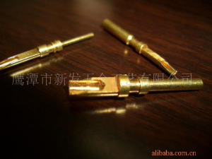 電子插孔，母端，銅針